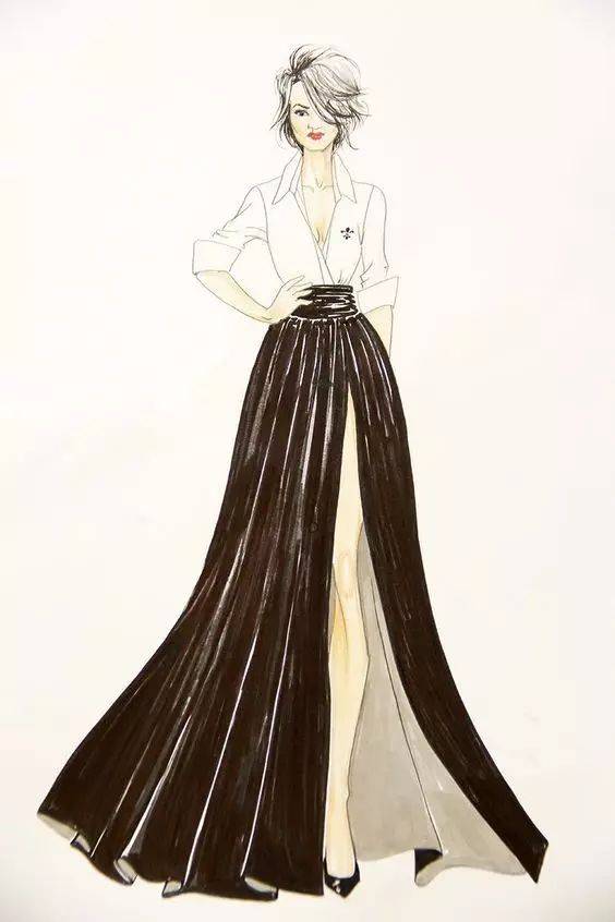 手繪丨一波絕美的服裝設(shè)計(jì)稿